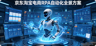 京东・淘宝 电商RPA自动化流程 全景方案